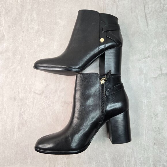Louise et Cie Black Leather Ankle Booties - Picture 6 of 12